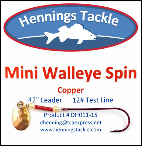 Mini Walleye Spin - Copper