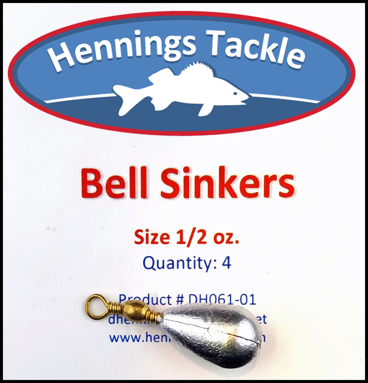 Bell Sinker - 1/2 oz.