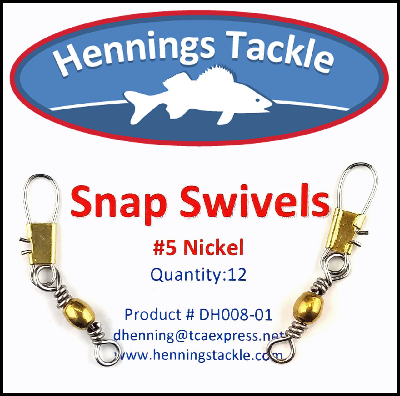 Snap Swivels - #5 - Henning's Tackle