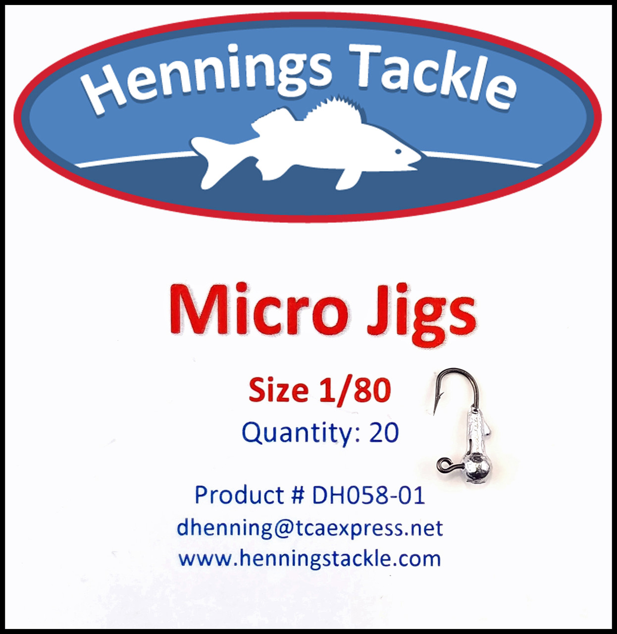 Micro Jigs - 1/80 oz. - Henning's Tackle