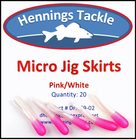 Micro Jig Skirts - Pink/White
