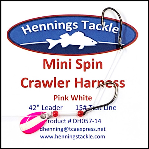 Mini Spin Crawler Harness - Pink/White