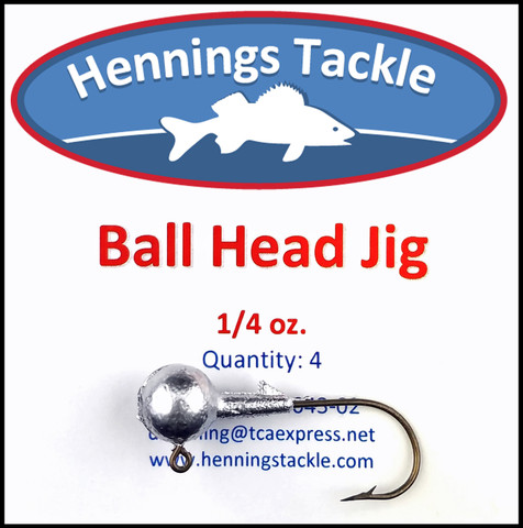 Ball Head Jigs - 1/4 oz.