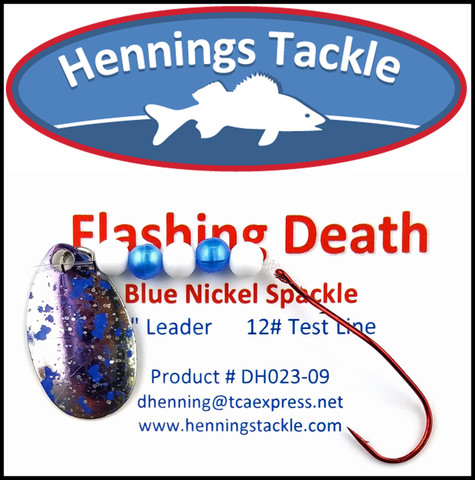 Flashing Death - Blue Nickel Spackle