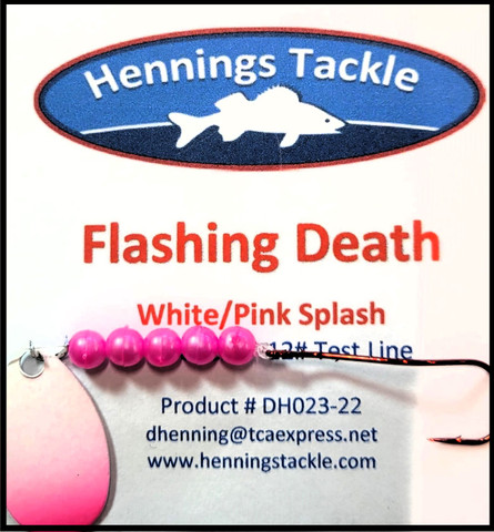 Flashing Death - White Pink Splash