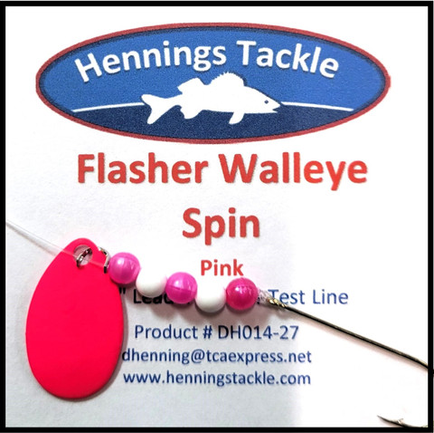 Flasher Walleye Spin - Pink