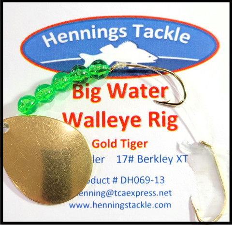 Big Water Walleye Rig - Gold Tiger