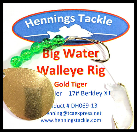 Big Water Walleye Rig - Gold Tiger