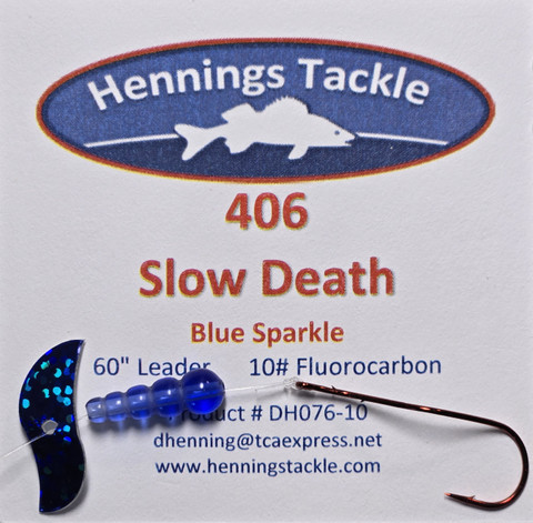 406 Slow Death - Blue Sparkle