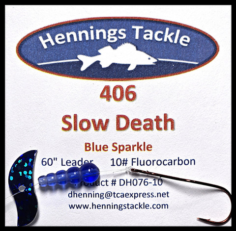406 Slow Death - Blue Sparkle