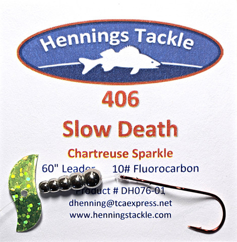 406 Slow Death - Chartreuse Sparkle