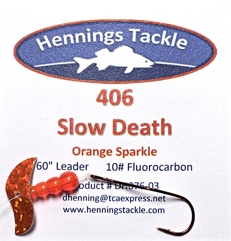 406 Slow Death - Orange Sparkle