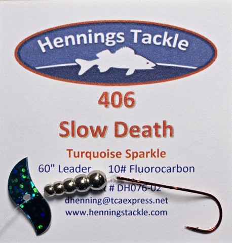 406 Slow Death - Turquoise Sparkle