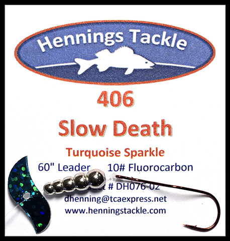 406 Slow Death - Turquoise Sparkle