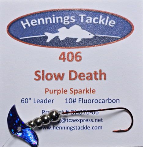406 Slow Death - Purple Sparkle