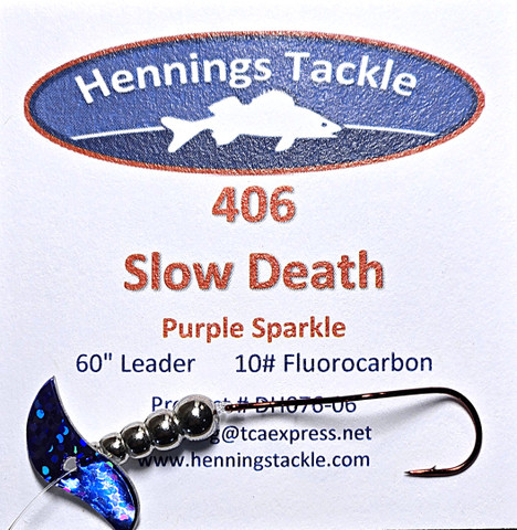 406 Slow Death - Purple Sparkle