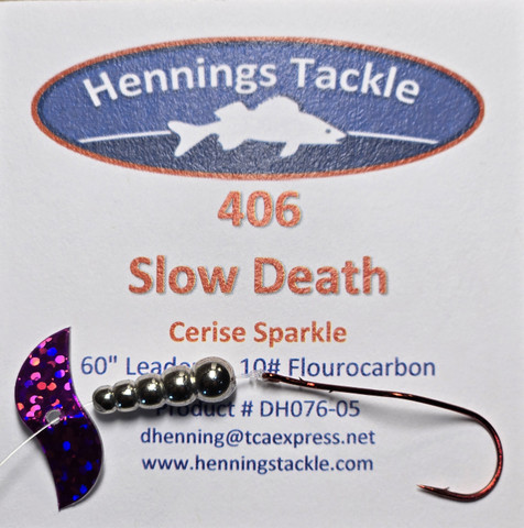 406 Slow Death - Cerise Sparkle