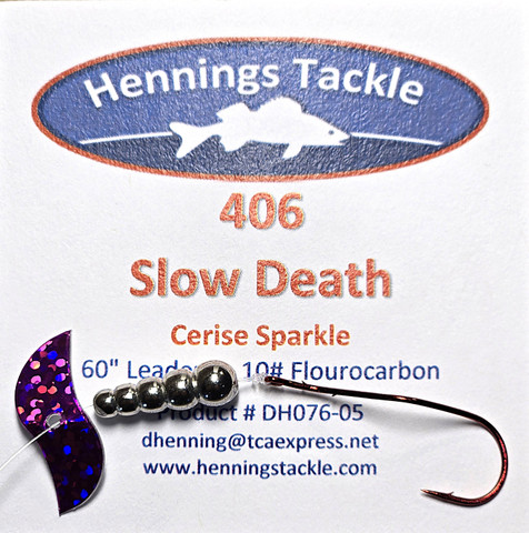 406 Slow Death - Cerise Sparkle
