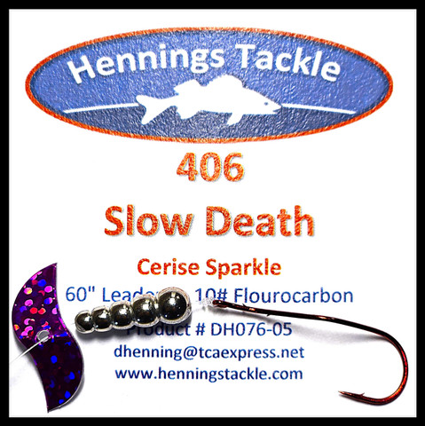 406 Slow Death - Cerise Sparkle