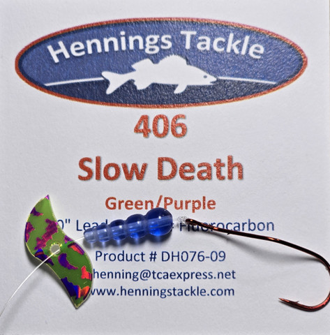406 Slow Death - Green/Purple