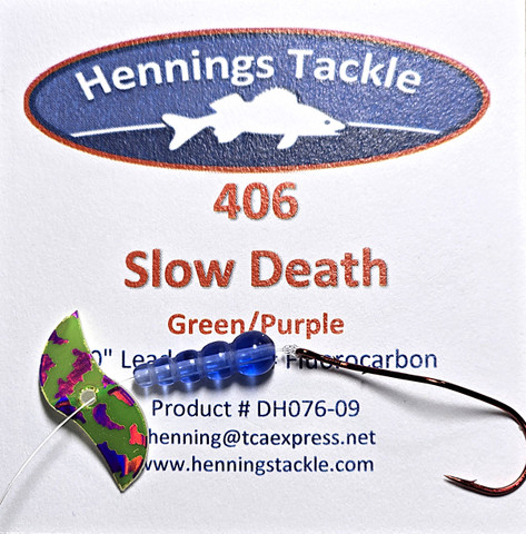 406 Slow Death - Green/Purple