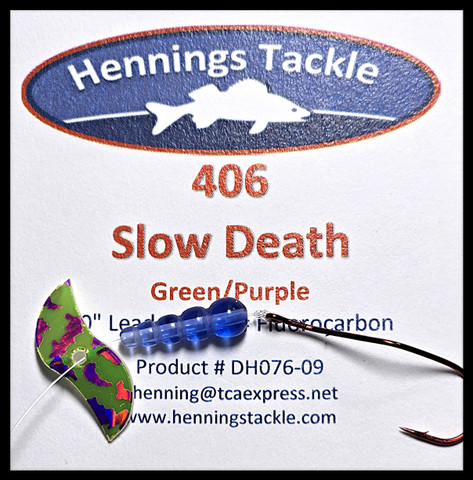 406 Slow Death - Green/Purple