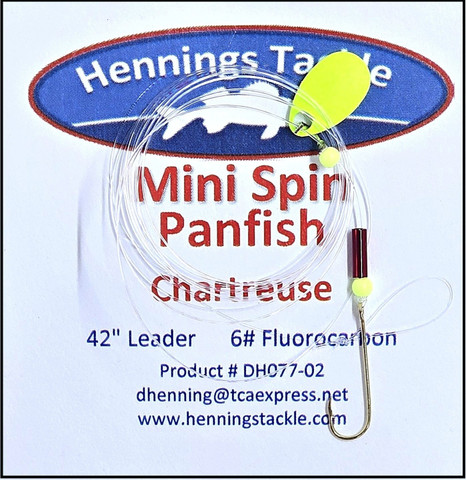 Mini Spin Panfish - Chartreuse