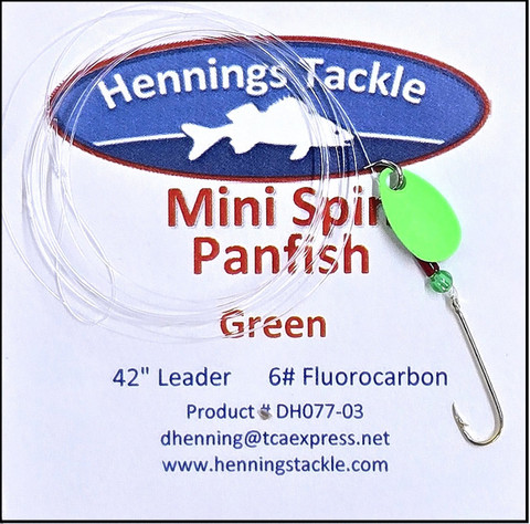 Mini Spin Panfish - Green