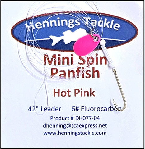 Mini Spin Panfish - Hot Pink