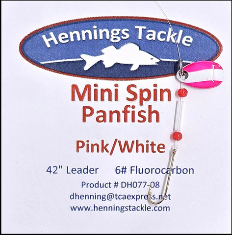 Mini Spin Panfish - Pink/White