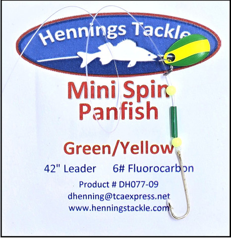 Mini Spin Panfish - Green/Yellow