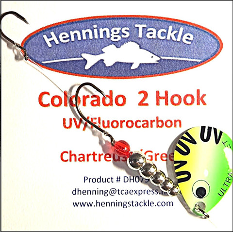 Colorado 2 Hook - Chartreuse/Green