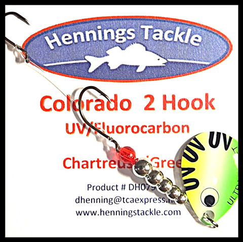 Colorado 2 Hook - Chartreuse/Green