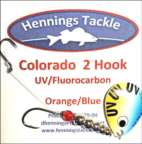 Colorado 2 Hook - Orange/Blue