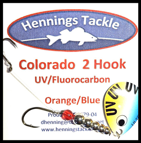 Colorado 2 Hook - Orange/Blue