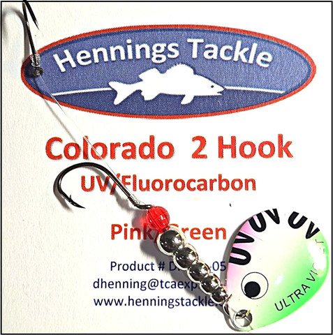 Colorado 2 Hook - Pink/Green