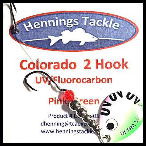Colorado 2 Hook - Pink/Green