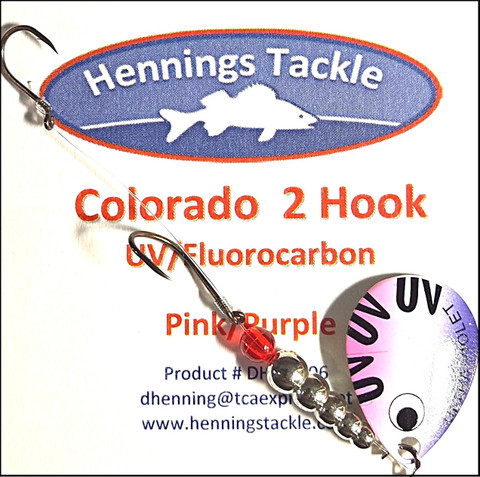 Colorado 2 Hook - Pink/Purple