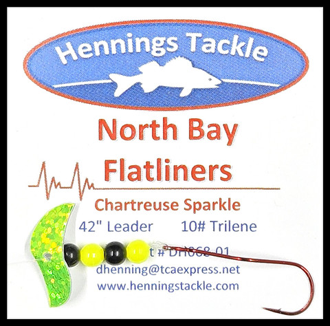 North Bay Flatliners - Chartreuse Sparkle