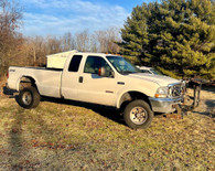 2004 Ford F350 6.0 Diesel Part Out eclb - white