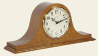 L148-W Quartz Tambour Mantel Clock by Hermle