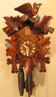 Sternreiter Black Forest Bird & Leaf Cuckoo Clock 1200