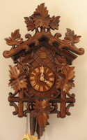 Rombach and Haas 1 Day Black Forest Grape Leaves Cuckoo Clock 1250