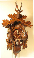 Rombach and Haas 1 Day Black Forest Hunting Cuckoo Clock 1420