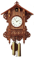 Rombach and Hass 8 Day Black Forest Beha Chalet Cuckoo Clock 3406