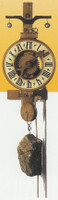 7640 Hohenzollern Weight-Driven Wall Clock by Rombach & Haas
