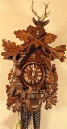 8 Day German Black Forest Hunting Cuckoo Clock All About Time