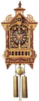 Rombach and Haas 8 Day Fretwork Black Forest Chalet Cuckoo Clock 8264