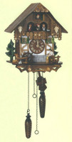 Schneider Quartz German Black Forest Tudor Cuckoo Clock Q 6563/9