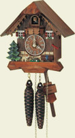 Schneider 1 Day Wooden Chalet Cuckoo Clock 85/9